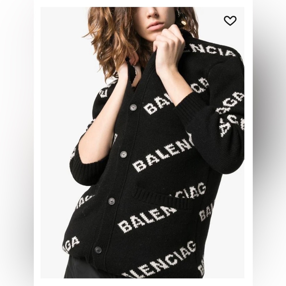 Balenciaga wool cardigan